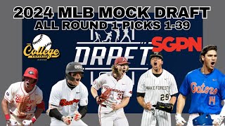 2024 MLB Draft MLB Mock Draft and MLB Player Comparisons  The College Baseball Experience Ep 148 [upl. by Grey]