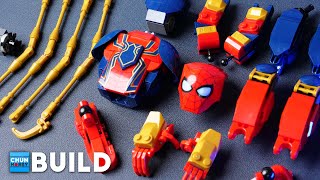 LEGO Speed Build 76298 Iron SpiderMan  LEGO MarvelSpiderMan 2024  Beat Build [upl. by Danete]