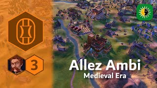 Civ VI Challenge Marathon  Allez Ambiorix  3 [upl. by Adall]