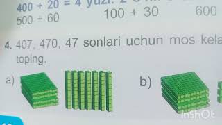 2SINFMATEMATIKA45 DARS3 XONALI SON ÓQILISHI VA YOZILISHI [upl. by Llehcam]