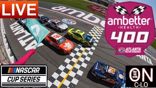 🔴Ambetter Health 400 Live Nascar Cup Series Atlanta Play by Play Race Audio and Fan Chat [upl. by Ranip]