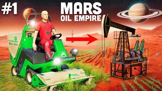 MEGA FARM From 0 On MARS 👉 OIL EMPIRE 🚜 1 [upl. by Selinda]