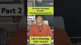 Uk visitor visa refusal procedure and Processing time  uk visitor visa refuse appeal  Part 2 [upl. by Ain738]