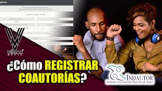 ¿Cómo REGISTRAR una COAUTORIA en INDAUTOR FORMATOS y Trámite  Villana Music  Angela Fonte [upl. by Boynton]