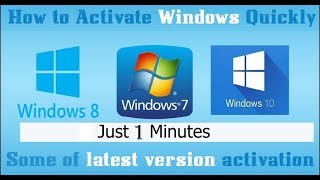 How to activate windows 10  8  81 7  All version  Windows Loader [upl. by Madra]