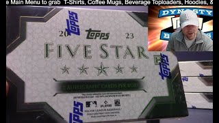 2023 Topps Five Star Baseball Card 8 Box Case Break 1 Sports Cards [upl. by Alexine477]