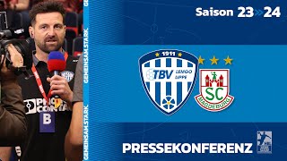 Pressekonferenz TBV Lemgo Lippe  SC Magdeburg 050524 [upl. by Fancie494]