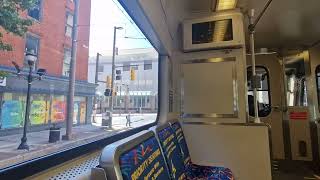 Onboard Maryland Tram 5034  Lexington MarketBaltimore Arena [upl. by Plumbo]