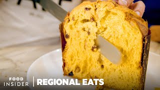 How Traditional Panettone Is Made In Italy  Regional Eats [upl. by Lammond601]