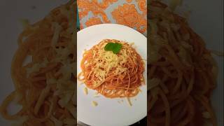 Indian trying Italian Spaghetti Pasta Spaghetti recipe recipe india youtubeshorts youtubefeed [upl. by Bultman]