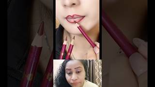 Pencil Lipstick 💋 Tutorial  2 in 1 pencil lipliner and lipstick lipstick trending shorts [upl. by Wade]