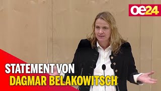 NationalratSondersitzung Statement von Dagmar Belakowitsch [upl. by Aehsa313]