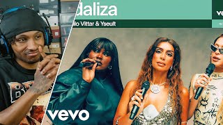 SEVDALIZA  ALIBI  Live From Vevo Studios ft PABLLO VITTAR YSEULT Reaction [upl. by Popelka65]