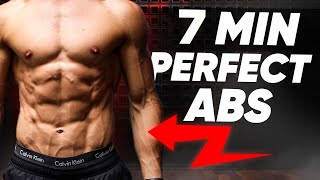 7 MIN PERFECT ABS WORKOUT RESULTS GUARANTEED [upl. by Ennaehr]