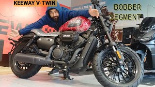 KEEWAY V302C CRUISER MOTORCYCLE  Review  keeway bike  Benelli jammu [upl. by Htelimay]