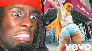 Kai Cenat Reacts To Ice Spice  Deli Official Music Video [upl. by Drahser784]