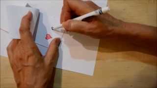 How To Draw a Quick and Easy Flip Book  Arrow Through A Heart [upl. by Rednave]