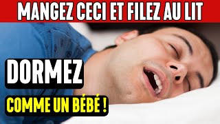 Ces ALIMENTS SONT PLUS EFFICACES QUE LES PILULES POUR DORMIR Mangez cela avant de dormir [upl. by Garceau]