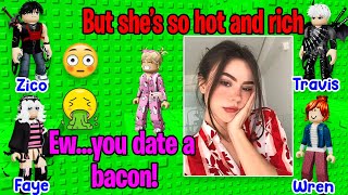 🥓 TEXT TO SPEECH 🥓 My Bacon Girlfriend Is Actually A Famous Model 🥓 Roblox Story [upl. by Katha901]