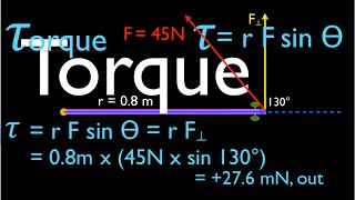 Physics Torque 1 of 13 An Explanation [upl. by Suiravat]