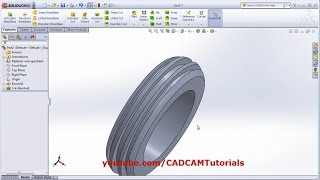 SolidWorks Revolved Boss Base  SolidWorks Revolved Cut  SolidWorks Tutorials for Beginners  9 [upl. by Woodson161]