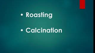 Roasting or calcination  Its Study time  class 10 science [upl. by Ellissa]