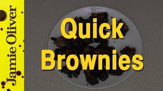 Jamie Olivers SuperQuick Brownies  EAT IT [upl. by Aihseyk]