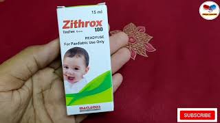 Zithrox Oral Suspension  Azithromycin Oral Suspension Uses Benefits Dose and Side Effects [upl. by Adnilam908]