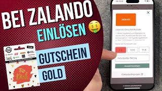 Gutschein GOLD bei Zalando einlösen [upl. by Anec]