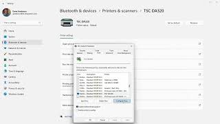 TSC DA320 Printer Driver Install [upl. by Ediva]