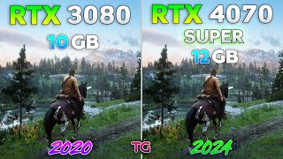 RTX 4070 SUPER vs RTX 3080  Test in 10 Games [upl. by Nevins350]