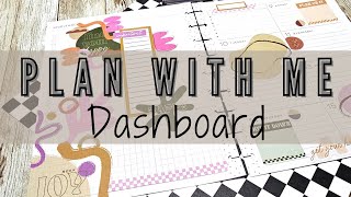 Plan With Me  Dashboard Layout  Home Planner [upl. by Nerej760]