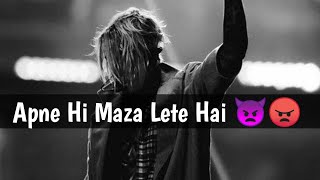 Apne hi Maza Lete Hai  Matlabi Rishtedar Shayari Status  Mood Of Status  Shayar Usman [upl. by Bax]