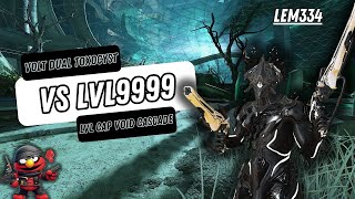 volt dual toxocyst vs lvl9999level cap void cascade warframe [upl. by Macrae796]