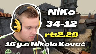 【Classic CSGO POV 12】  16 yo NiKo 3412 Inferno  FACEIT Ranked  Nov 17 2013 csgo [upl. by Glick]