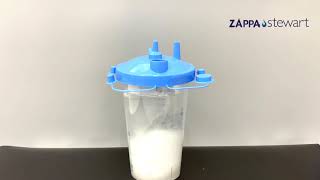 Superabsorbent Polymers solidification demonstration [upl. by Lebana]