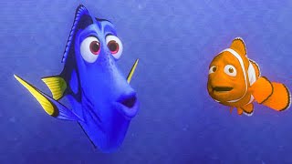 Finding Nemo  Nemo saves Dory from the fishing net HD [upl. by Wiburg]