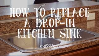 How to Install a DropIn Kitchen Sink [upl. by Eciuqram687]