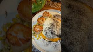 The scallops at this restaurant were amazing [upl. by Innob]