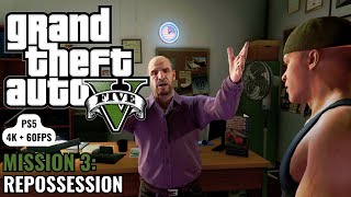 GTA 5  Mission 3  Repossession  PS5 4K 60FPS [upl. by Anwahsal]