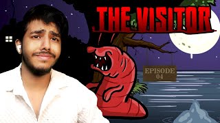 THIS MONSTER CAN EAT ME 😱😭  THE VISITOR scary horrorgaming [upl. by Chelsae]