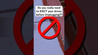 Do you really need to EJECT your drives before UNPLUGGING [upl. by Cristabel]