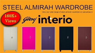 Godrej Interio Wardrobe Designs I Top Selling Brand In Steel Almirah and Cupboards I Model H amp H1 [upl. by Clarinda]