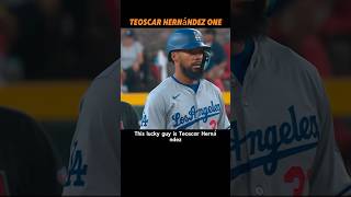 A sunflower seedeating fan at a home run Teoscar Hernandez mlb mlbtheshow losangelesdodgers [upl. by Noiroc]