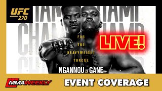 UFC 270 Francis Ngannou vs Ciryl Gane  LIVE COVERAGE [upl. by Nyladnarb]