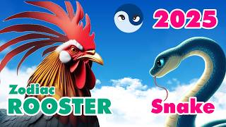 2025 Zodiac Rooster Fortune Excellent Career Wealth Love amp Relationships in the Year of the Snake [upl. by Akehsar330]