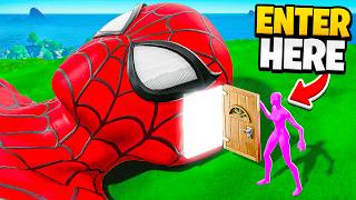 Hiding INSIDE Superheros to WIN Hide amp Seek Fortnite [upl. by Hentrich]