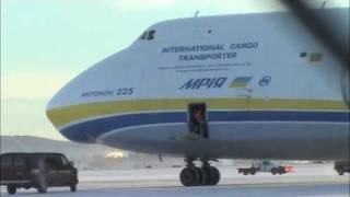 Antonov 225 Landing in Fairbanks Alaska [upl. by Atisusej]