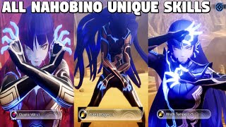 Shin Megami Tensei 5  ALL Nahobino Unique Skills [upl. by Nonnaihr]