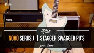 Novo Serus J  ‘Foam Mary’ with Mcnelly Stagger Swagger Pickups [upl. by Hgalehs508]